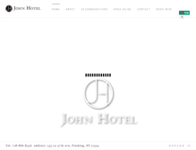 Tablet Screenshot of johnhotel.com